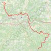 Itinéraire Bourdeilles - Les Eyzies-de-Tayac-Sireuil, distance, dénivelé, altitude, carte, profil, trace GPS