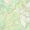 Itinéraire Cyclo. Des plateaux du Cézallier au pays d’Alagnon – parcours 1, distance, dénivelé, altitude, carte, profil, trace GPS