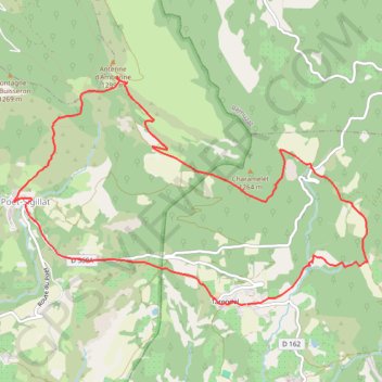 Itinéraire Bellecombe Tarendol - Le Poët Sigillat, distance, dénivelé, altitude, carte, profil, trace GPS