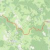 Itinéraire Gare Razoux _ Montsauche, distance, dénivelé, altitude, carte, profil, trace GPS