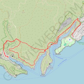 Itinéraire Calanques Port Pin-En Vau, distance, dénivelé, altitude, carte, profil, trace GPS