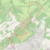 Itinéraire Les côtes de Clermont, distance, dénivelé, altitude, carte, profil, trace GPS