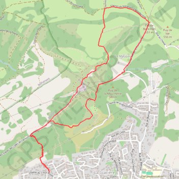 Itinéraire Les côtes de Clermont, distance, dénivelé, altitude, carte, profil, trace GPS
