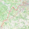 Itinéraire EV3 France 35, Angoulême - Barbezieux-Saint-Hilaire, distance, dénivelé, altitude, carte, profil, trace GPS