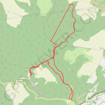 Itinéraire Orage à Plombière, distance, dénivelé, altitude, carte, profil, trace GPS