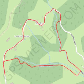 Itinéraire Les mines - Argentat, distance, dénivelé, altitude, carte, profil, trace GPS
