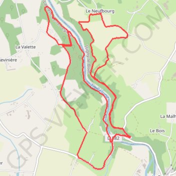 Itinéraire Autour de la Roche qui Boit, distance, dénivelé, altitude, carte, profil, trace GPS