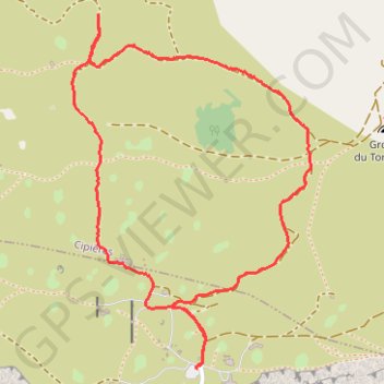 Itinéraire Le plan des Noves, distance, dénivelé, altitude, carte, profil, trace GPS