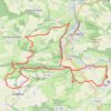 Itinéraire Clécy, distance, dénivelé, altitude, carte, profil, trace GPS