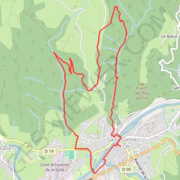 Itinéraire Espace VTT - Circuit 11 - La Vallée du Barribès, distance, dénivelé, altitude, carte, profil, trace GPS