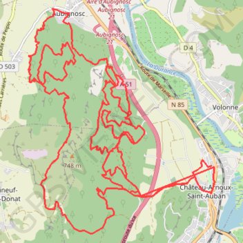 Itinéraire Les Grandes Côtes, distance, dénivelé, altitude, carte, profil, trace GPS
