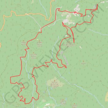 Itinéraire Le mont Vinaigre, distance, dénivelé, altitude, carte, profil, trace GPS