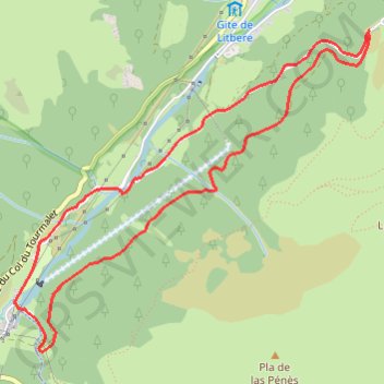 Itinéraire Haute Bigorre - Artigue - Sarrat-de-Gaye, distance, dénivelé, altitude, carte, profil, trace GPS