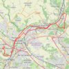 Itinéraire Cergy-Mery par les bords de l'Oise, distance, dénivelé, altitude, carte, profil, trace GPS