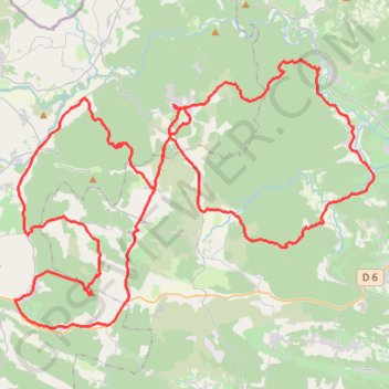 Itinéraire Mont Bouquet - Mejannes-le-Clap, distance, dénivelé, altitude, carte, profil, trace GPS