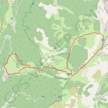Itinéraire Plateau de Beure - Plaine de la Queyrie, distance, dénivelé, altitude, carte, profil, trace GPS