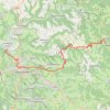ItinĂ©raire Ătape 10 Conques - Livinhac-le-Haut, distance, dĂ©nivelĂ©, altitude, carte, profil, trace GPS