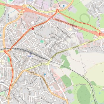 Itinéraire PAR LECLERC 15,07, distance, dénivelé, altitude, carte, profil, trace GPS