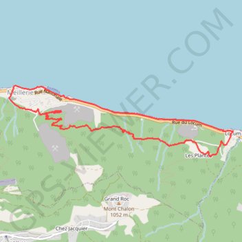 Itinéraire Boucle du chemin des bacounis, distance, dénivelé, altitude, carte, profil, trace GPS