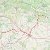 Itinéraire Etape 2 Aínsa-Sobrarbe - Soria, distance, dénivelé, altitude, carte, profil, trace GPS