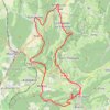 Itinéraire Salins les Bains et le chemin des Gabelous, distance, dénivelé, altitude, carte, profil, trace GPS