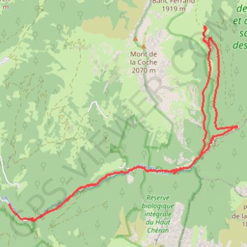 Itinéraire Orgeval en Raquettes, distance, dénivelé, altitude, carte, profil, trace GPS