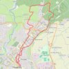 Itinéraire Fougères, distance, dénivelé, altitude, carte, profil, trace GPS