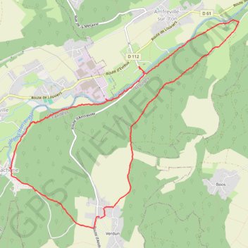 Itinéraire Circuit de l'Iton, distance, dénivelé, altitude, carte, profil, trace GPS
