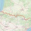 Itinéraire Trans Pyrénées moto_1, distance, dénivelé, altitude, carte, profil, trace GPS