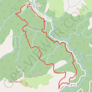 Itinéraire Baillestavy, distance, dénivelé, altitude, carte, profil, trace GPS