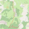 Itinéraire Brèche de Charance - Col de Gleize, distance, dénivelé, altitude, carte, profil, trace GPS