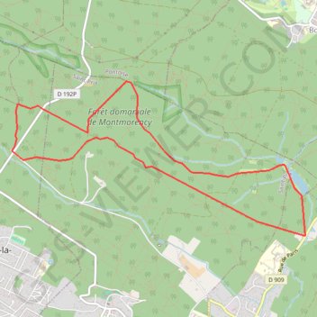 Itinéraire Jogging Forêt de Montmorency, distance, dénivelé, altitude, carte, profil, trace GPS