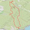 Itinéraire Calanque de l'Erévine, distance, dénivelé, altitude, carte, profil, trace GPS