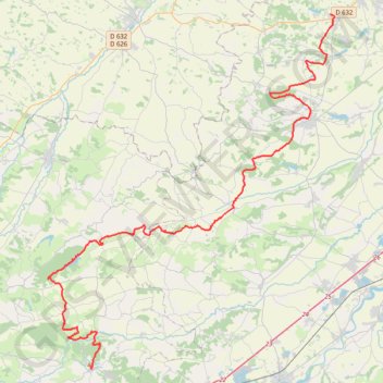 Itinéraire Le GR86 de Sainte-Foy-de-Peyrolières à Aurignac, distance, dénivelé, altitude, carte, profil, trace GPS