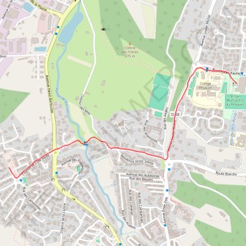 Itinéraire Gardanne Course, distance, dénivelé, altitude, carte, profil, trace GPS