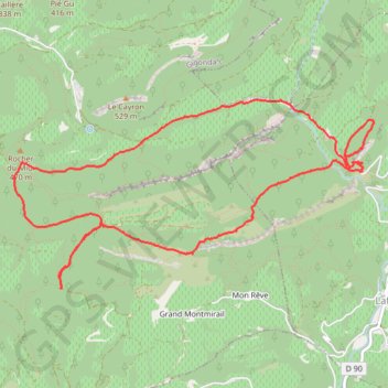 Itinéraire Le tour des dentelles sarrasines, distance, dénivelé, altitude, carte, profil, trace GPS