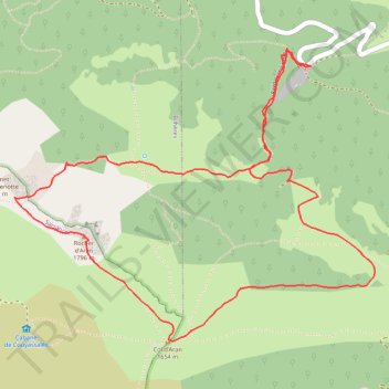 Itinéraire Rocher d'Aran en circuit depuis l'Artigasse, distance, dénivelé, altitude, carte, profil, trace GPS