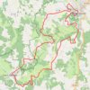 Itinéraire Rochechouart. metéorite & crêtes, distance, dénivelé, altitude, carte, profil, trace GPS