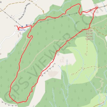 Itinéraire Circuit du Bois de la Duche, distance, dénivelé, altitude, carte, profil, trace GPS