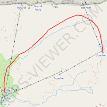 Itinéraire Hors piste du Lac du Loup, distance, dénivelé, altitude, carte, profil, trace GPS