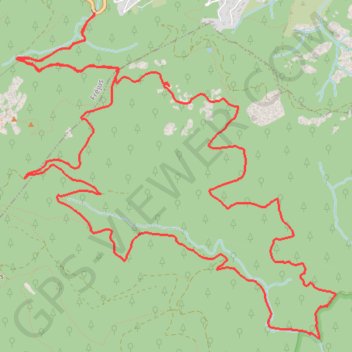 Itinéraire Estérel - Autour du Caneiret, distance, dénivelé, altitude, carte, profil, trace GPS