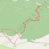 Itinéraire Serrisse depuis RD 294, distance, dénivelé, altitude, carte, profil, trace GPS