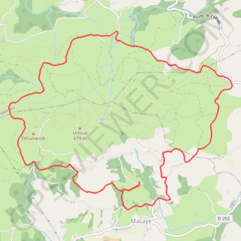 Itinéraire Le Tour de l'Ursuia, distance, dénivelé, altitude, carte, profil, trace GPS