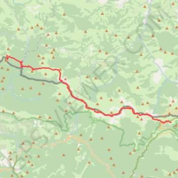 Itinéraire HRP en 21 jours de Banyuls a Hendaye, distance, dénivelé, altitude, carte, profil, trace GPS