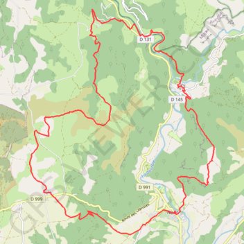 Itinéraire Trail Larzac-Dourbie, distance, dénivelé, altitude, carte, profil, trace GPS