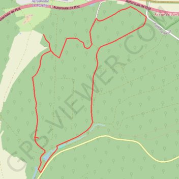 Itinéraire Le Fond du Mal Patu - Sommedieue, distance, dénivelé, altitude, carte, profil, trace GPS