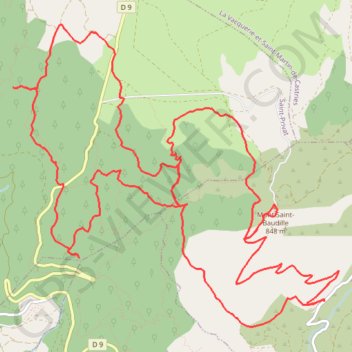 Itinéraire Pic Baudille - Val Durand, distance, dénivelé, altitude, carte, profil, trace GPS