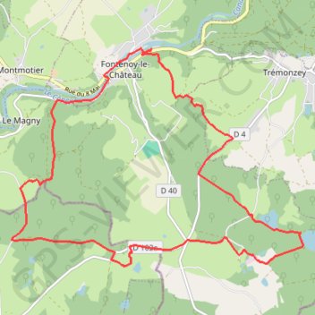Itinéraire Chemins du Cœur des Vosges - La Vierge, distance, dénivelé, altitude, carte, profil, trace GPS