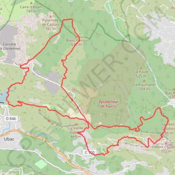 Itinéraire La Valette-du-Var Trail, distance, dénivelé, altitude, carte, profil, trace GPS