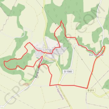 Itinéraire La belle Aumône, distance, dénivelé, altitude, carte, profil, trace GPS